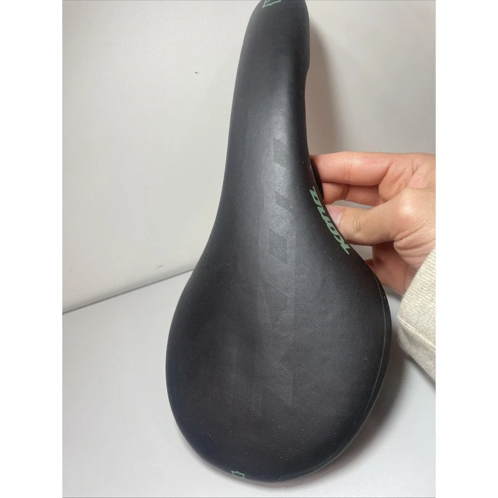 Kona Velo Comfort Bicycle Saddle Bike Seat Black Leather‎ Accessory Part Saddle